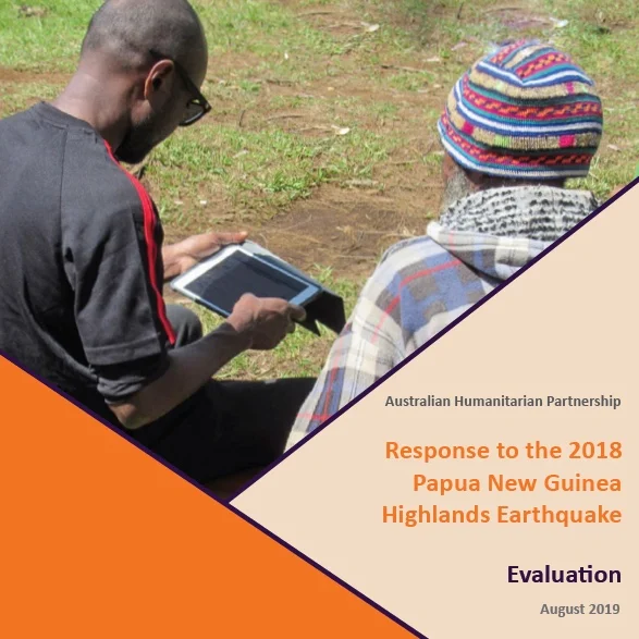 PNG Highlands Earthquake Response - Evaluation