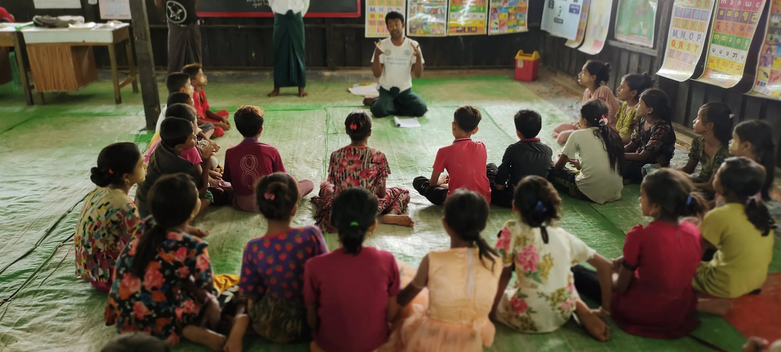 Building teacher confidence and parent involvement in Myanmar learning centres