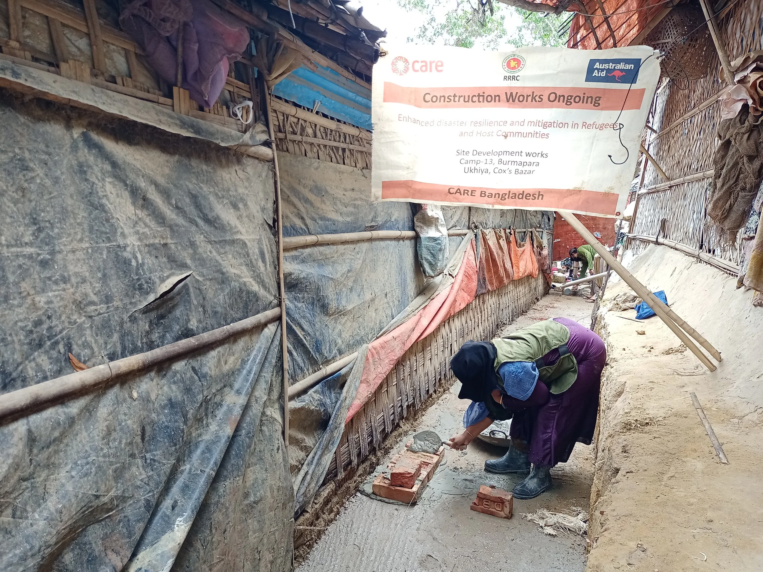 Earning cash while building a safer community in Bangladesh