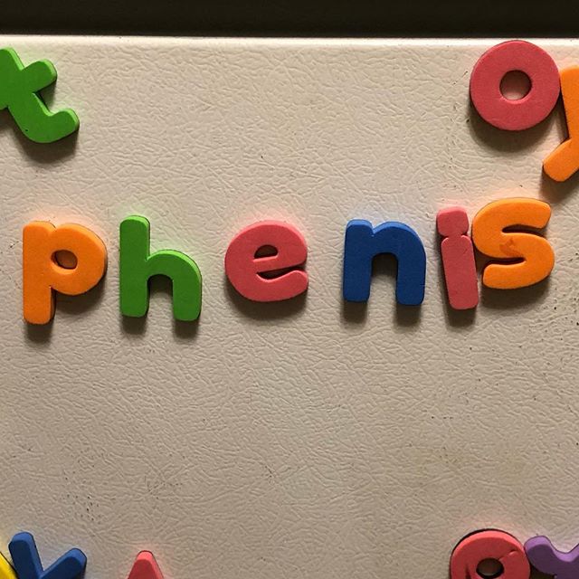 this is how my kid thinks that phoenix is spelled....