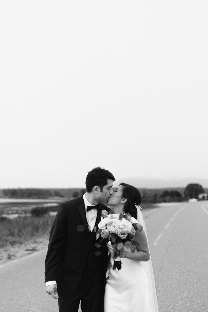 portrait of bride and groom