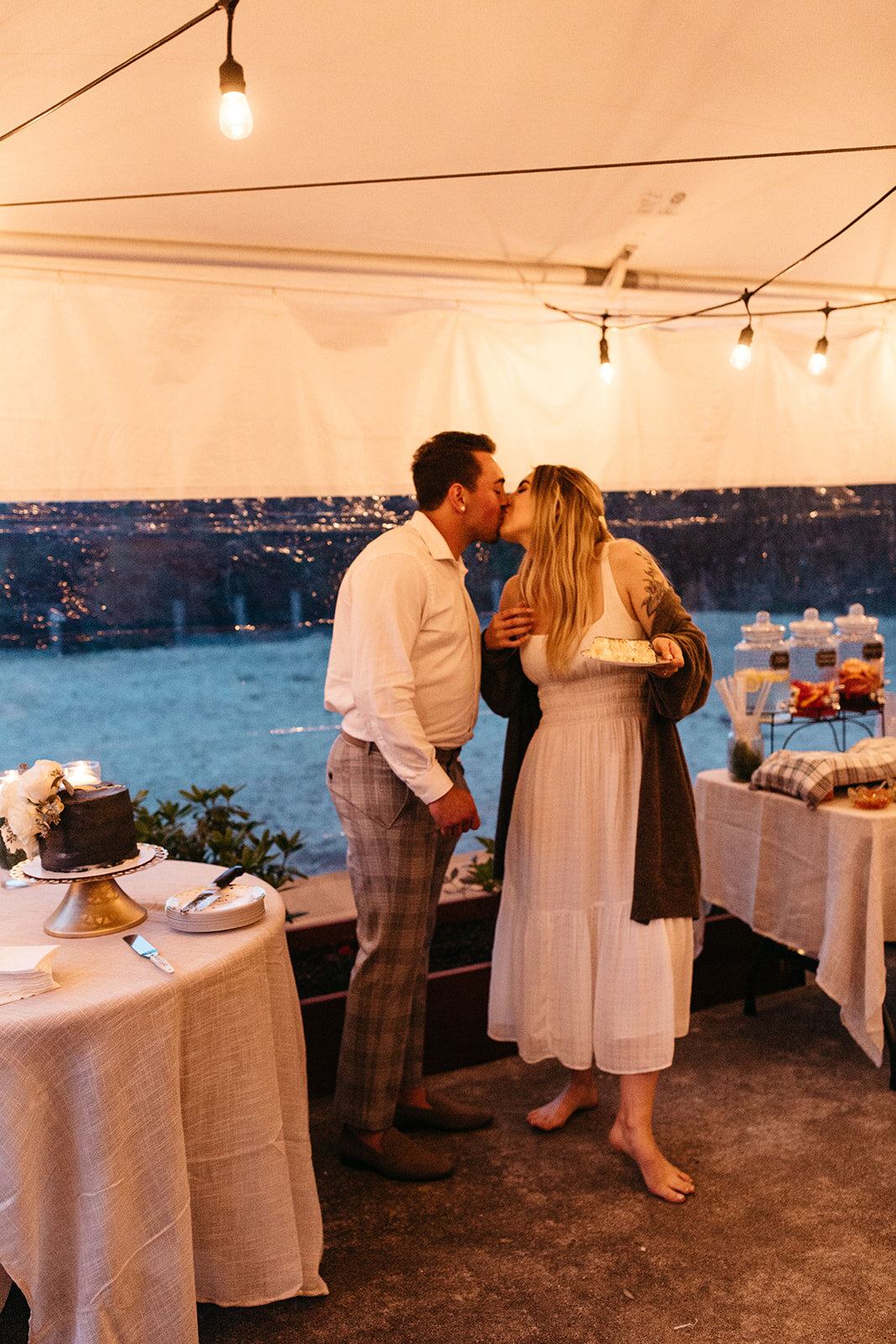 vancouver bride and groom eating cake.jpg