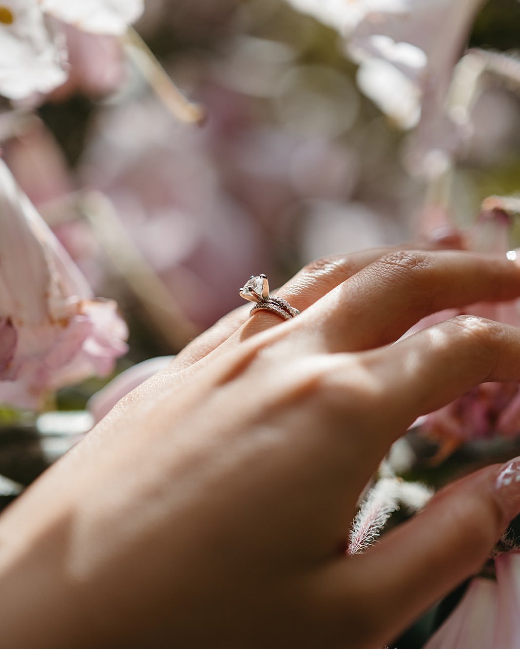 wrapped in petals and diamonds 🌸 💎