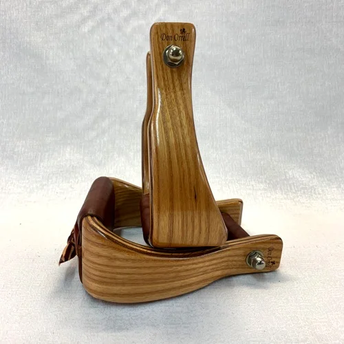 Don Orrell 3” Angled Offset Stirrups - Red Elm