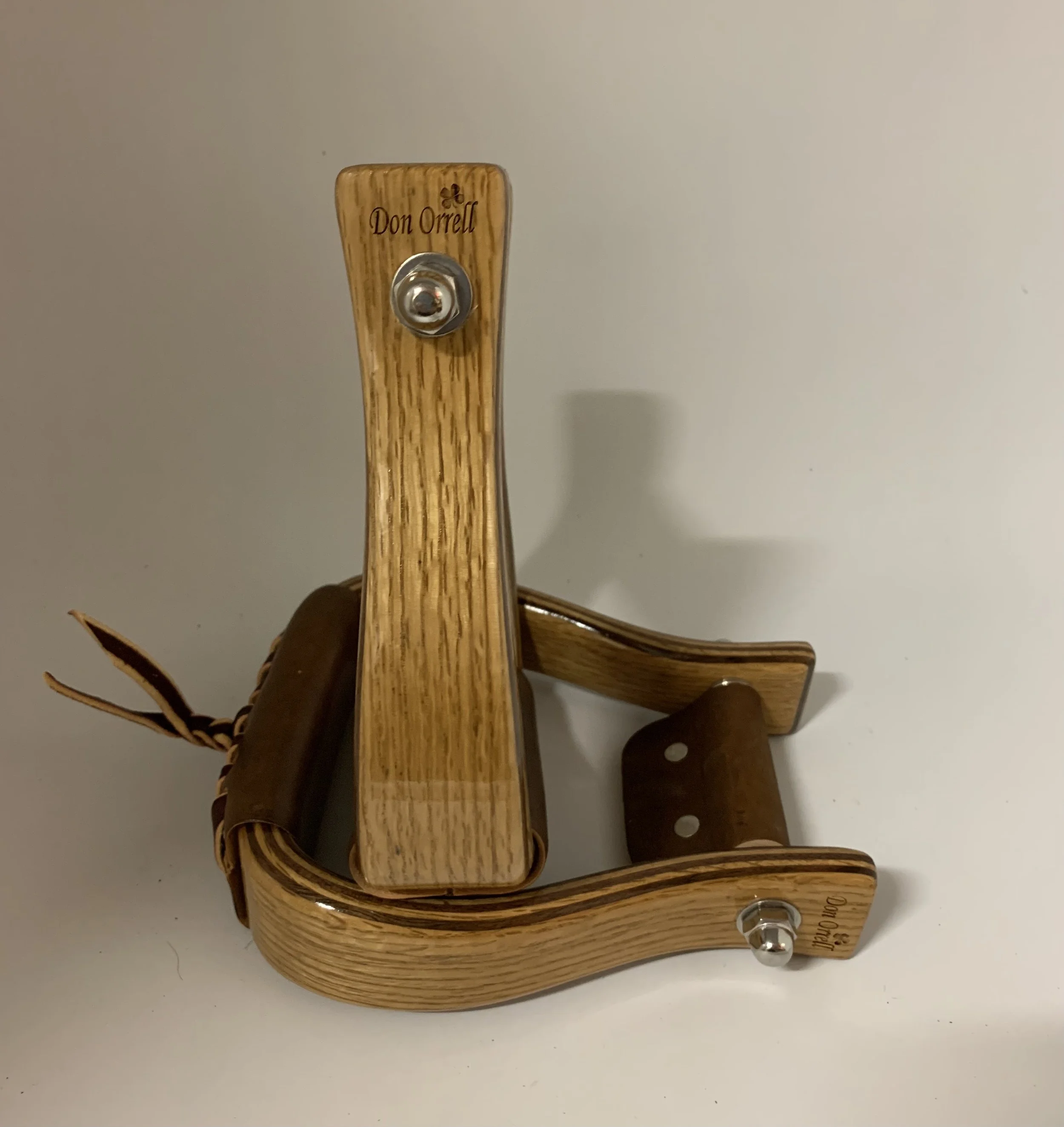 Don Orrell 2” Flat Bottom Stirrups - White Oak