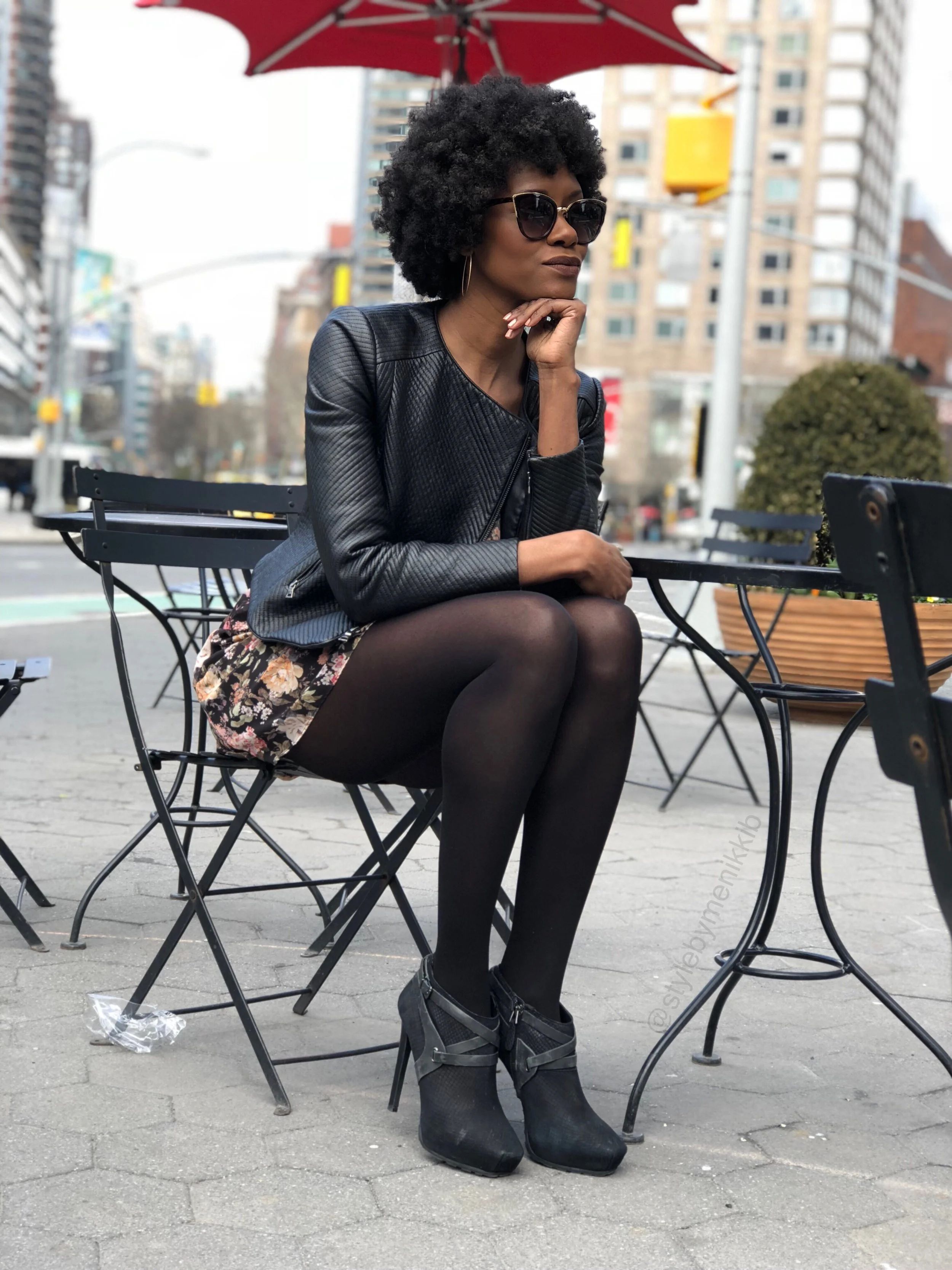 People watching in my Object of Desire dress