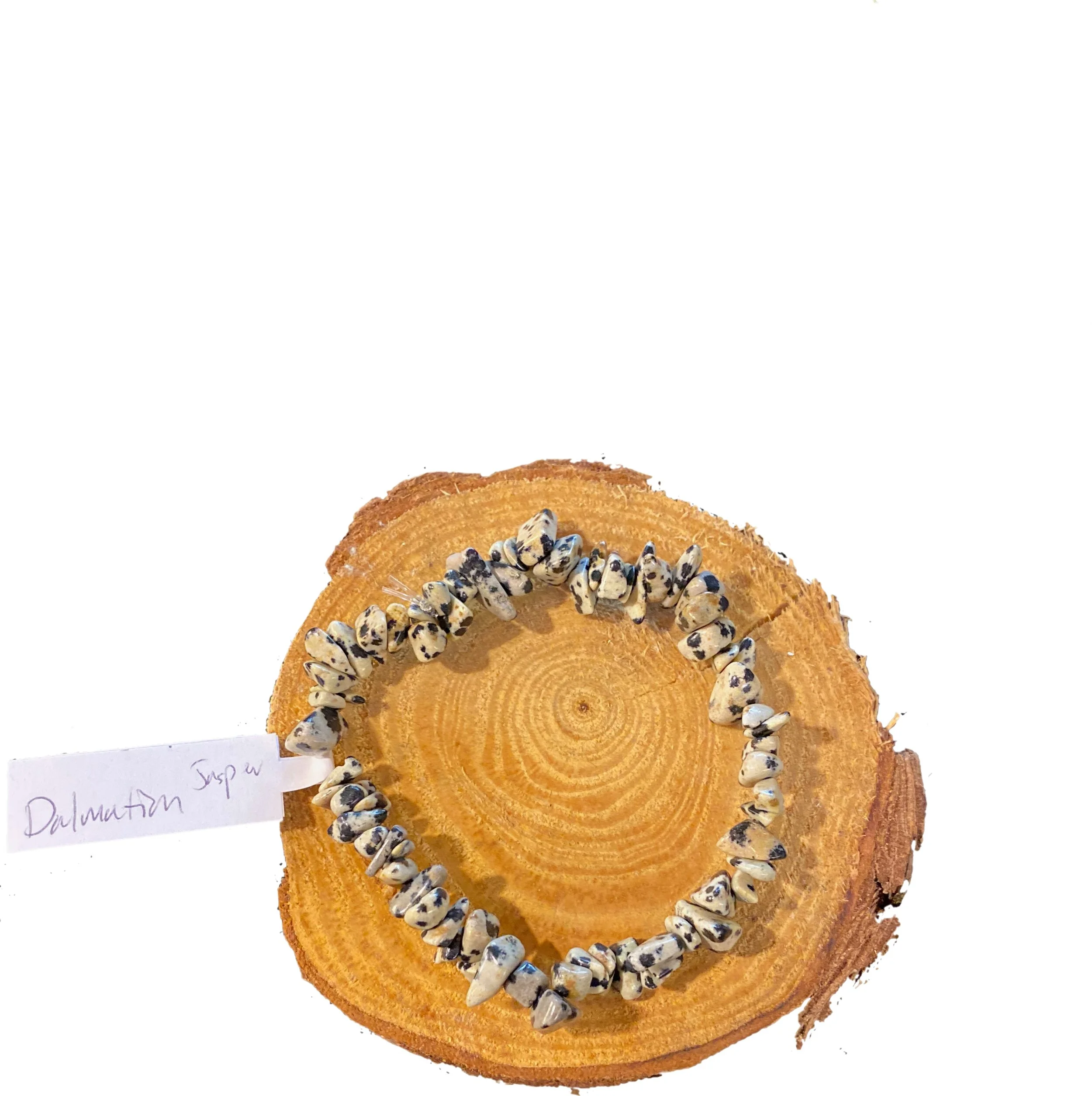 Dalmatian Jasper Chippie Bracelet