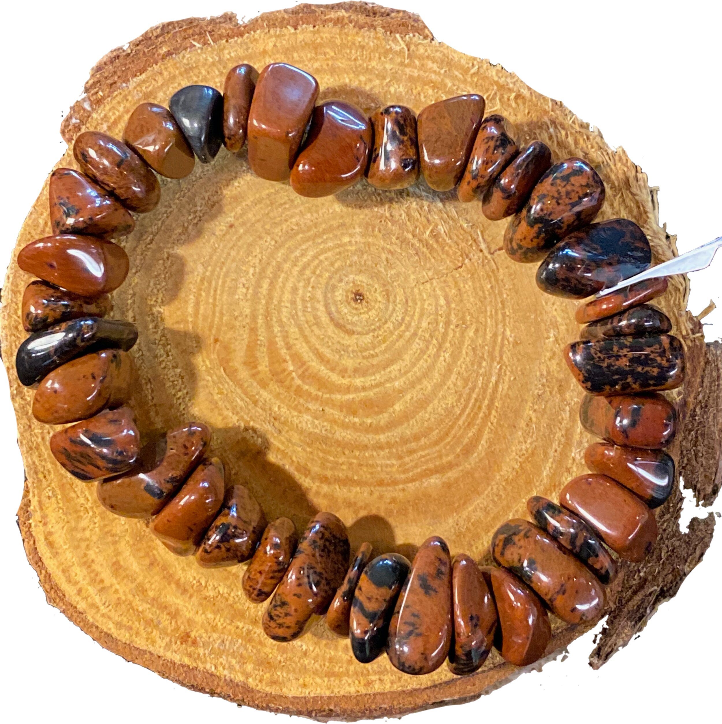 Mahogany Obsidian "Irregular" Bracelet