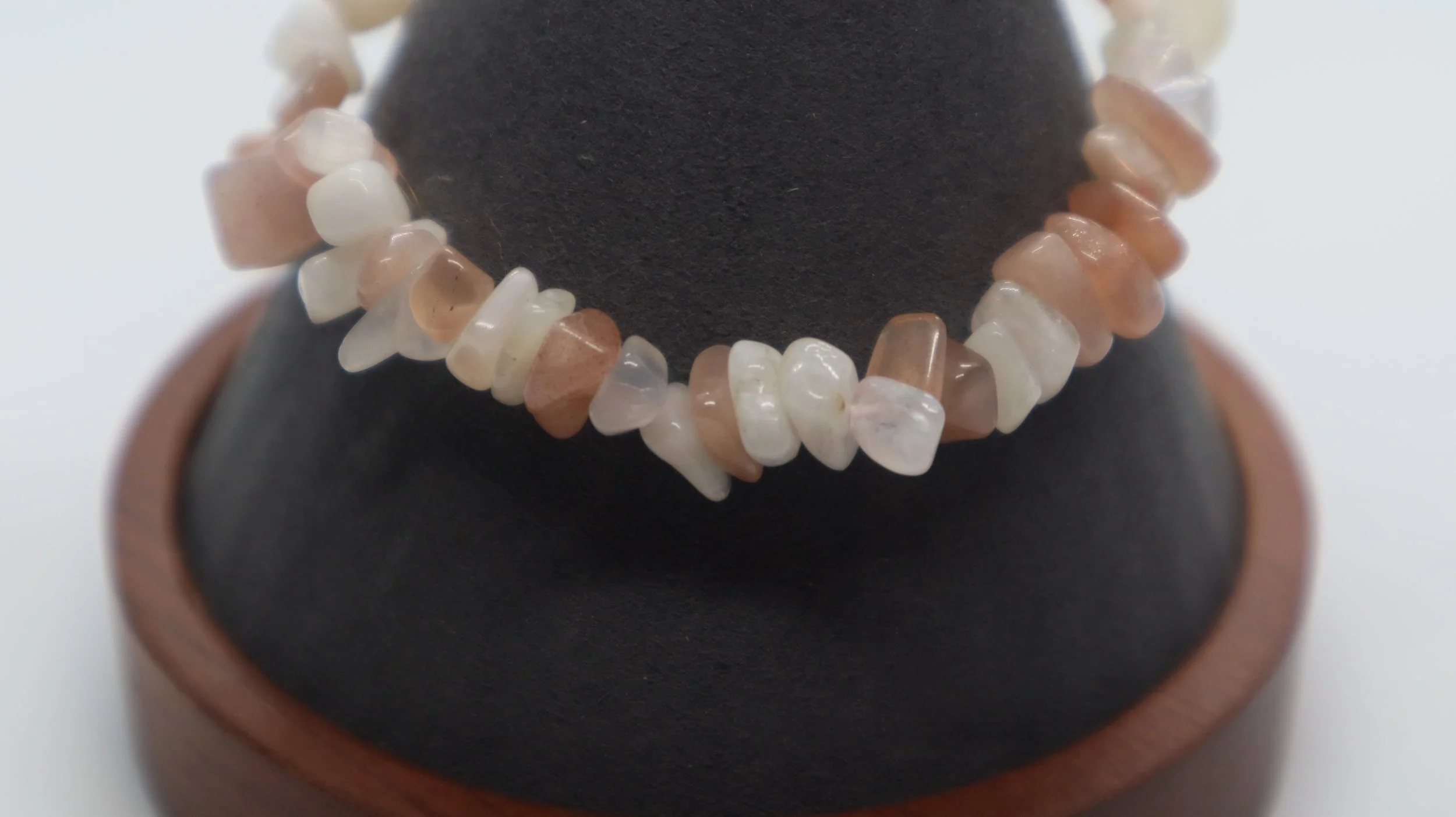 Mixed Moonstone Chippie Bracelet