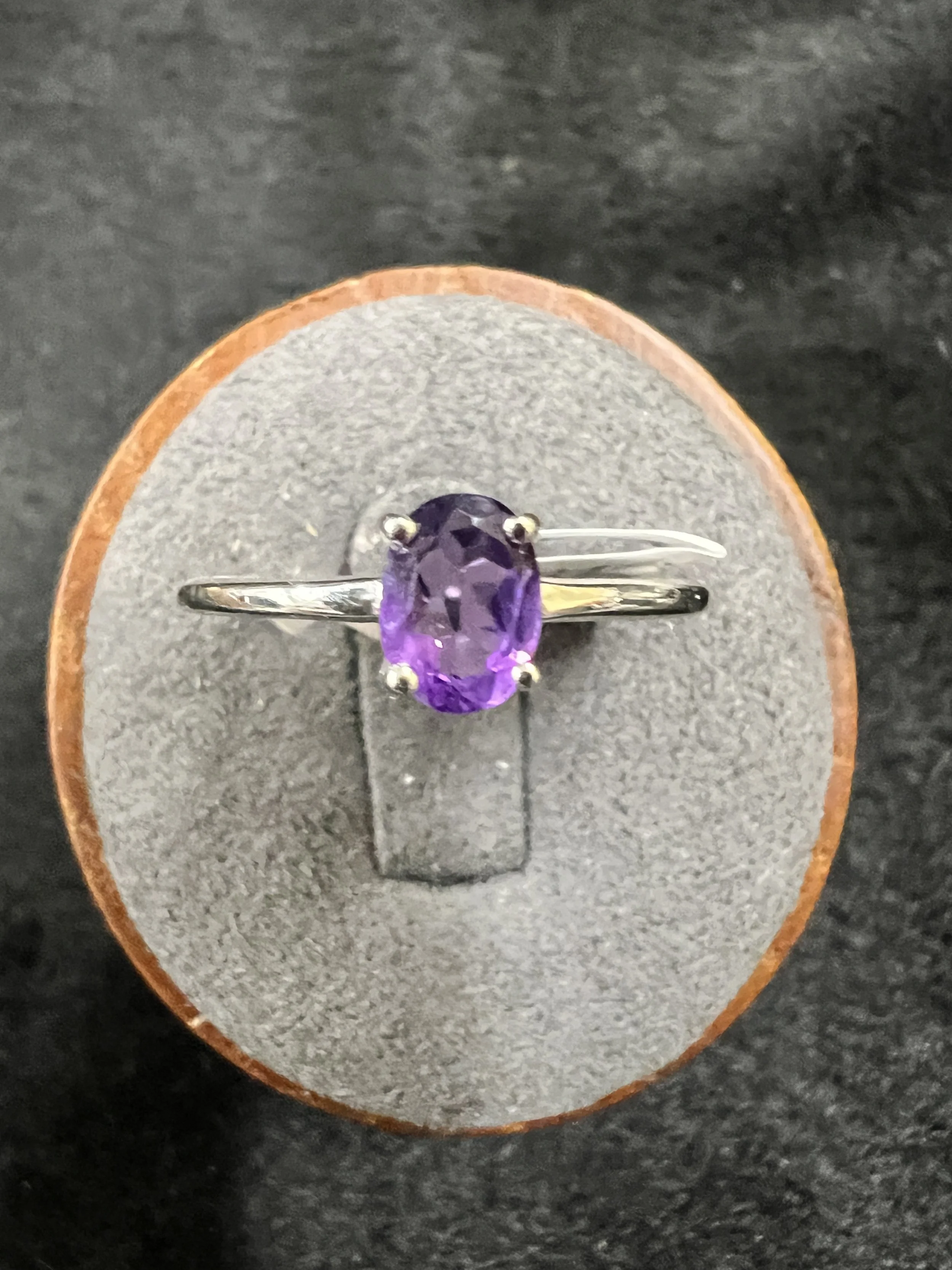 Amethyst Sterling Silver Ring
