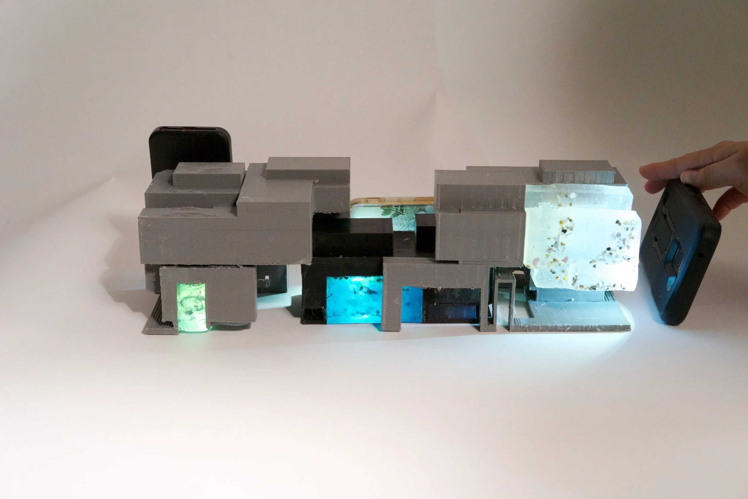  Inspired by House N, forms are created from the negative spaces of Sou Fujimoto’s design. 