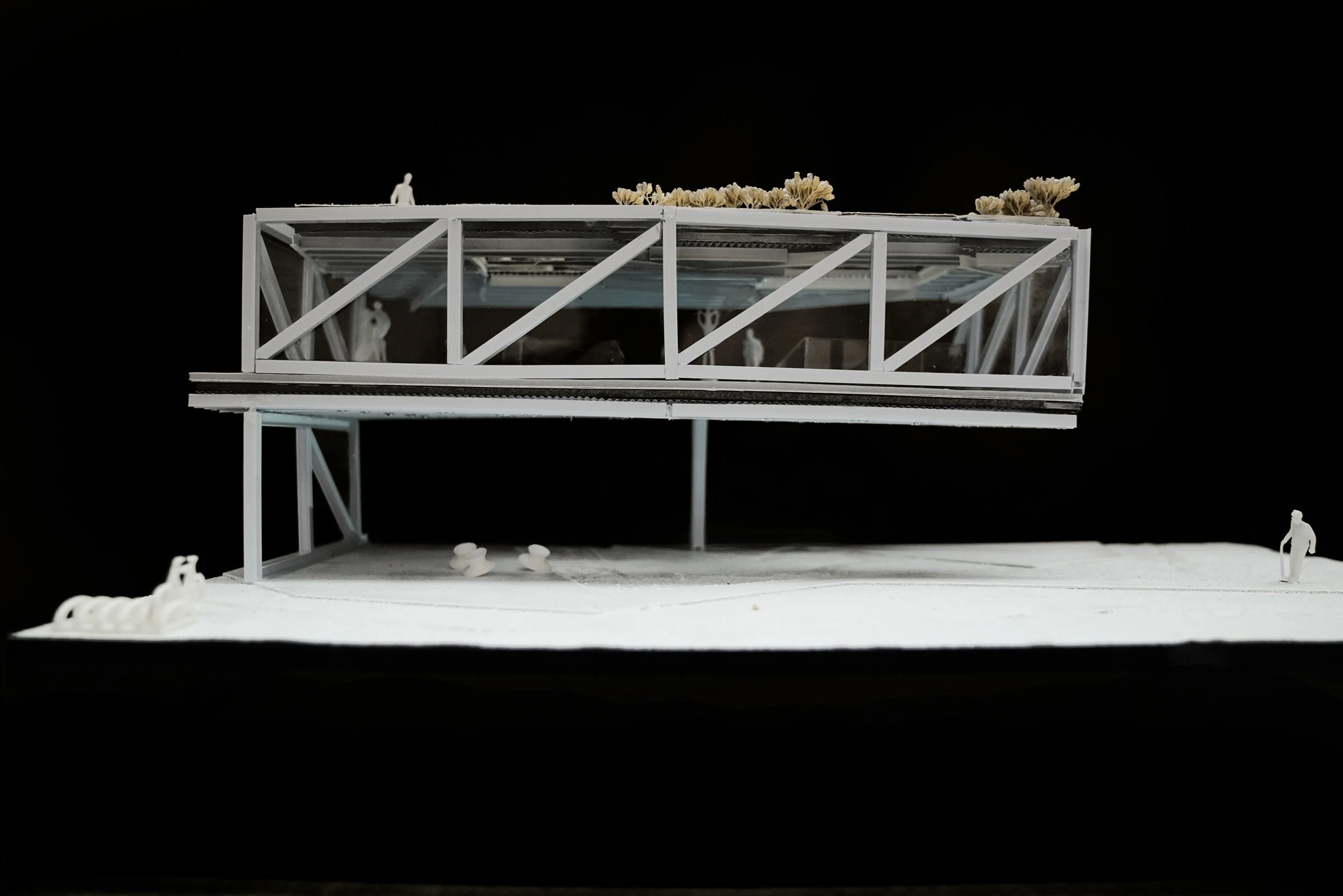  Distributing the load to allow for incredible cantilevers. 