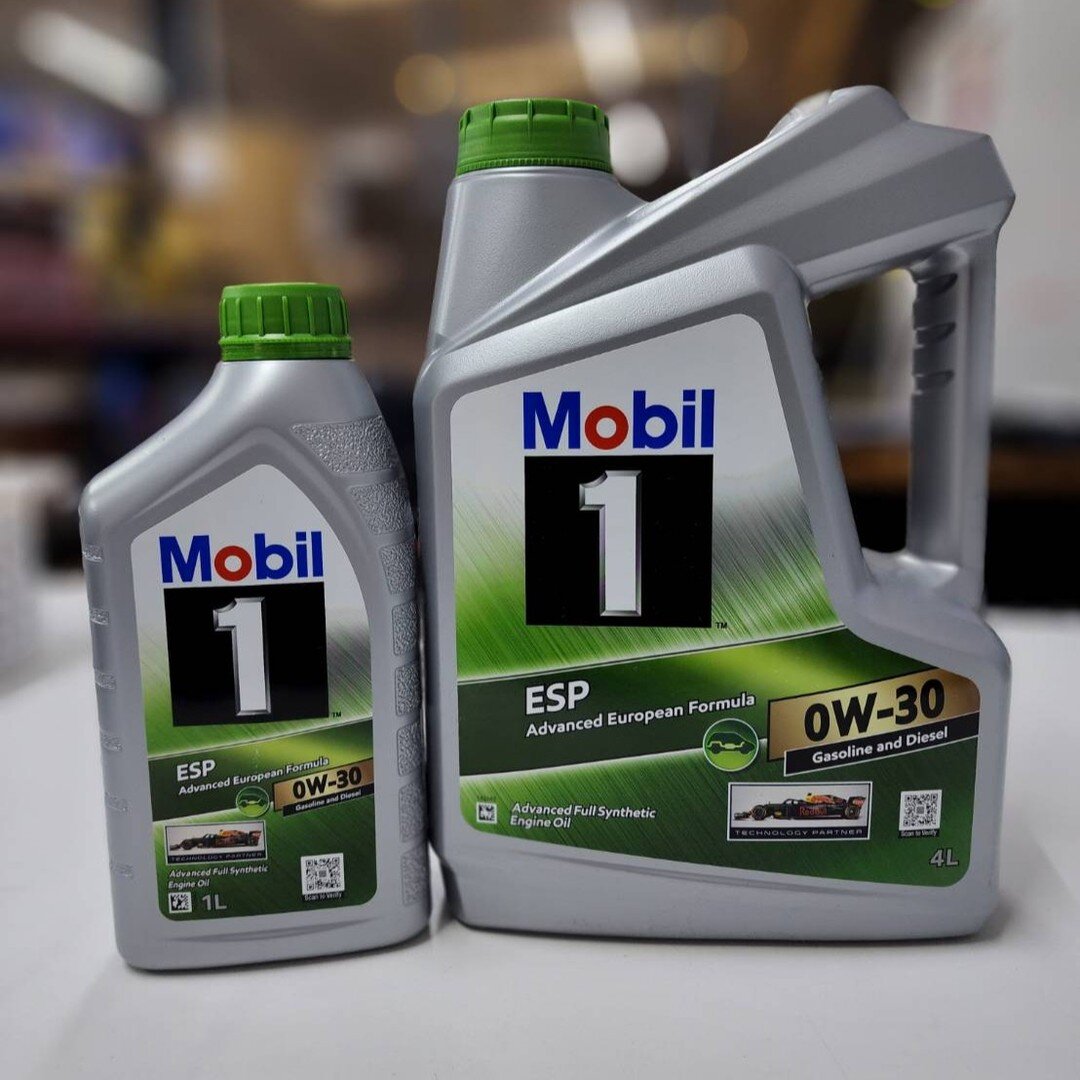 Mobil 1&trade; ESP 0W-30 เป็นน้ำมันเครื่องยนต์สังเคราะห์แท้สมรรถนะสูง
ขนาด 1 ลิตร ราคา 745 บาท
ขนาด 4 ลิตร ราคา 2,870 บาท

ผ่านหรือเกินกว่าข้อกำหนดของ ACEA C3
ช่วยให้พลังในการทำความสะอาด ปกป้องการสึกหรอ และสมรรถนะโดยรวมที่ยอดเยี่ยม
ช่วยยืดอายุการใช้ง