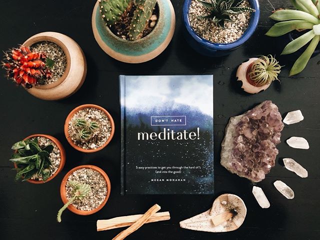 don&rsquo;t hate, m e d i t a t e ! ✨ so incredibly excited about this book. @megmonahan&rsquo;s approach to meditation is real and so funny, it&rsquo;s also thought-provoking, genuine, and grounding.
a few of the chapters i am most looking forward t