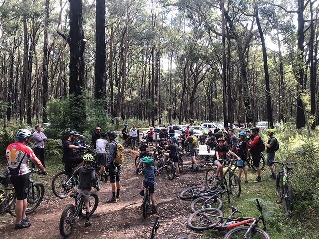 Throwback to our last kids ride and the mega turnout we got! Don&rsquo;t stress people, CORONAVIRUS hasn&rsquo;t hit the trails yet. Please remember to wash your hands, fill your water bottle and come on down for our junior ride this Monday night. Sa