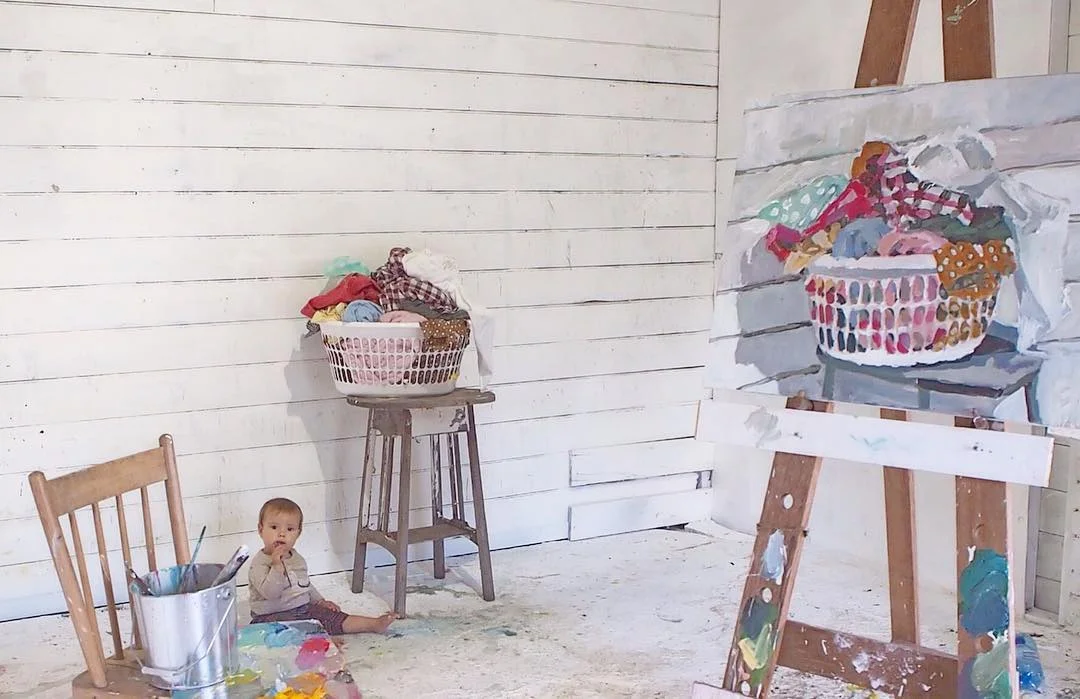 Zoe Young, A Very Domestic Day in the Studio.jpg
