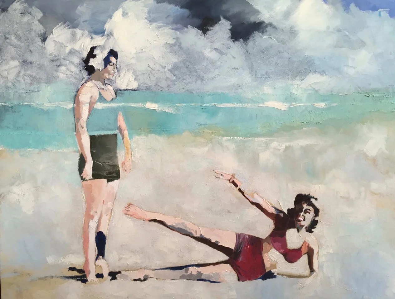 Harley Oliver, She was a Dancer, 2016, oil on linen (Image courtesy of Stanley Street Gallery)