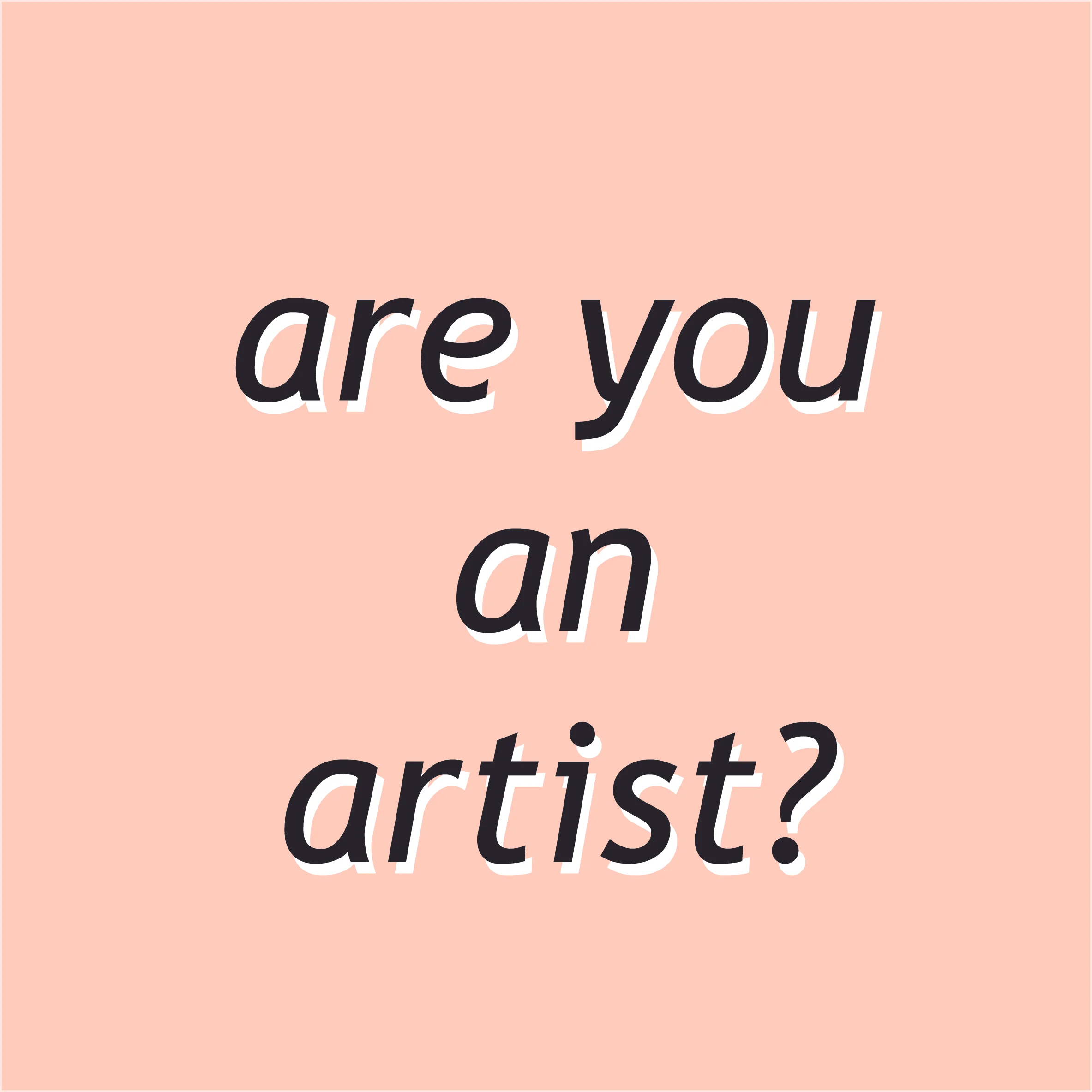 Need text for your website, exhibition or artist's statement? Get in touch for a special artists' rate!