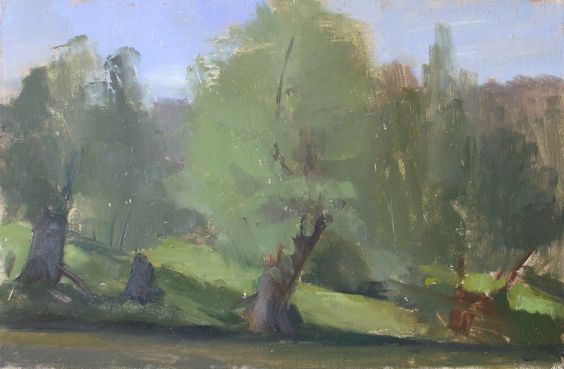 Three Trees on the Seine, 2004