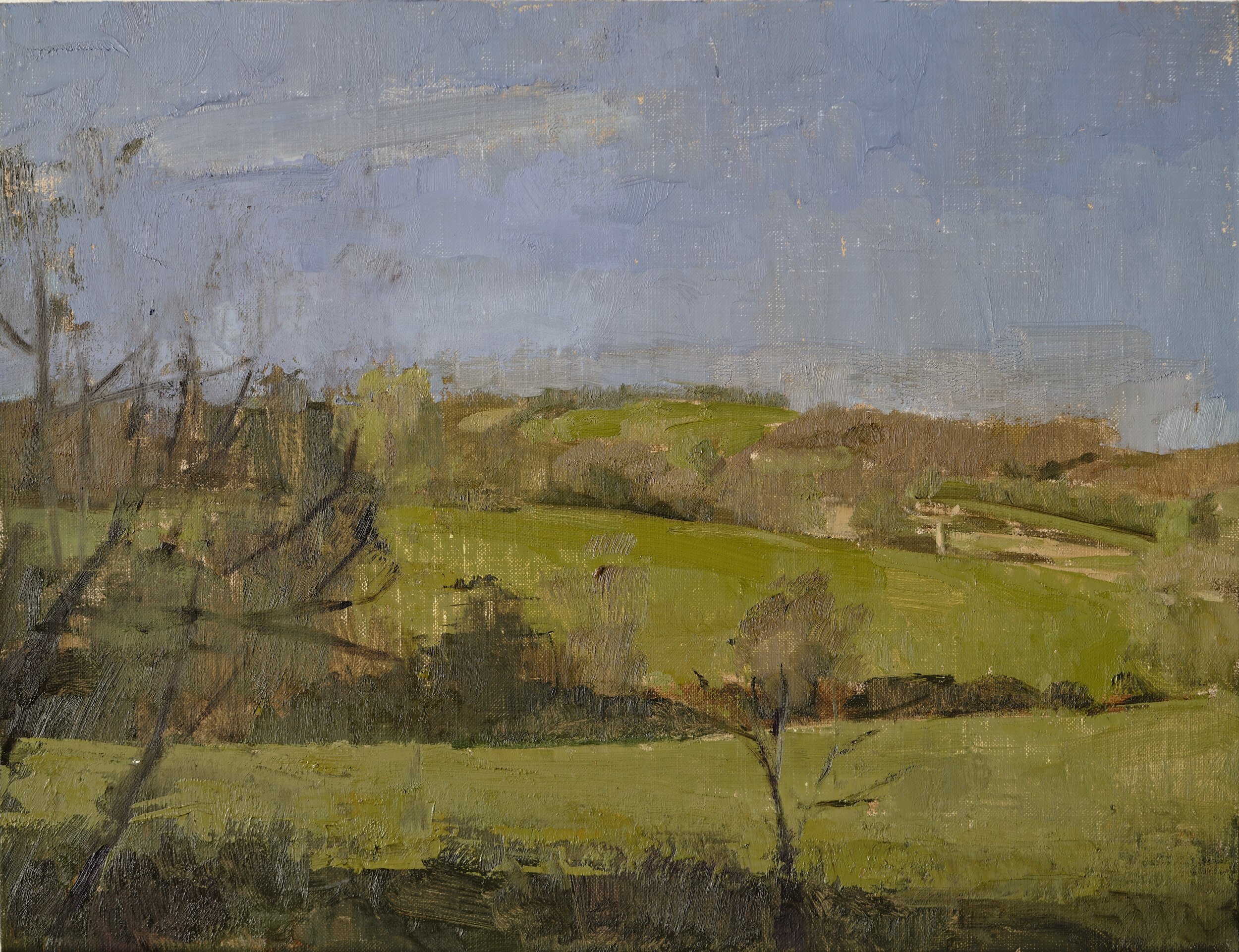 April Evening Landscape, 2021