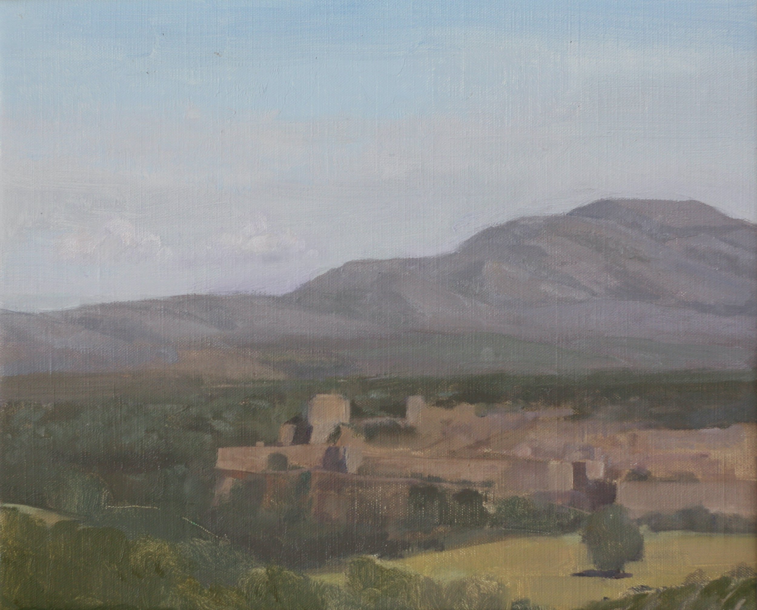 View of Civita Castellana from the Via Flaminia, 2013