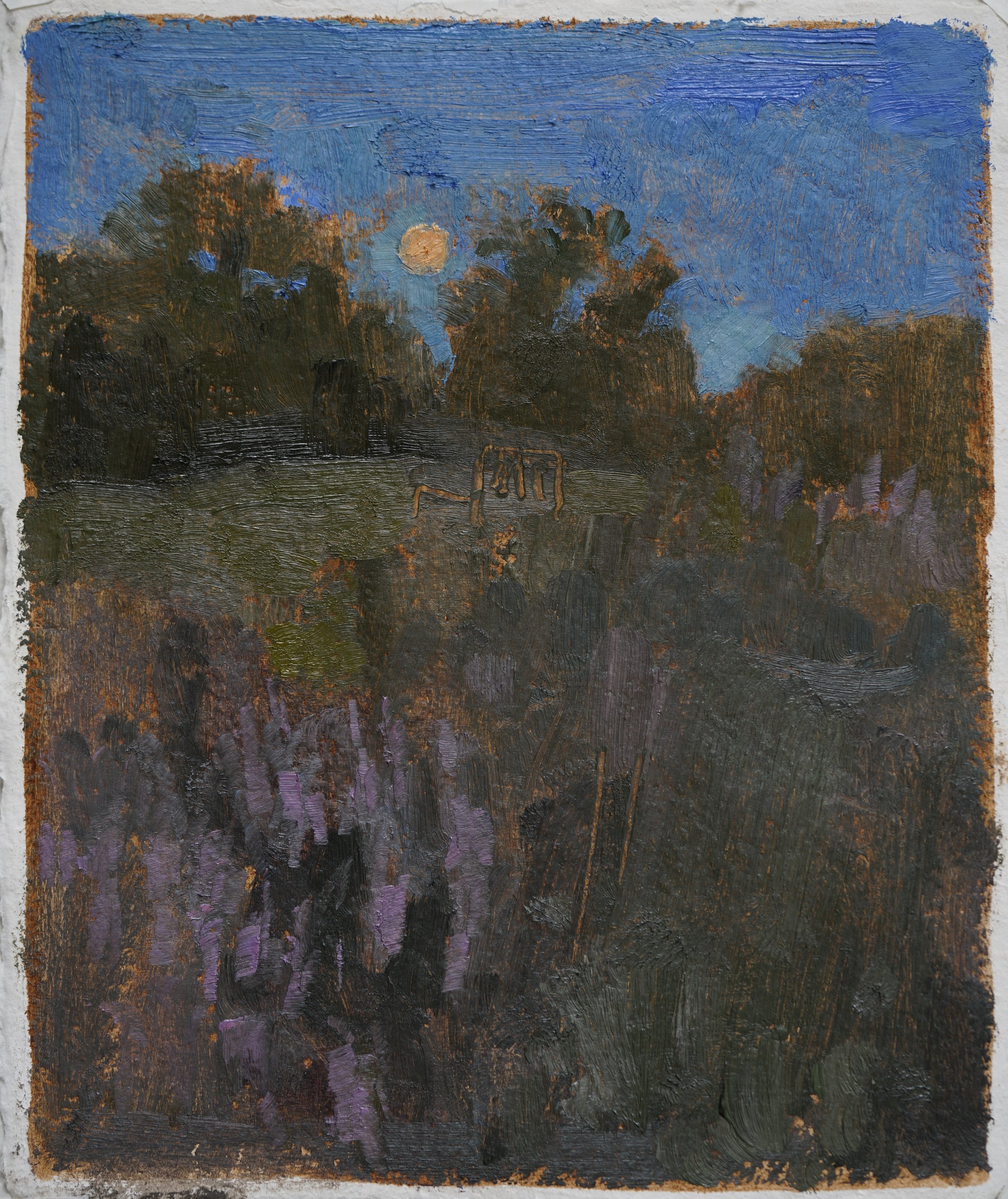 Harvest moon, Pornichet, 2025