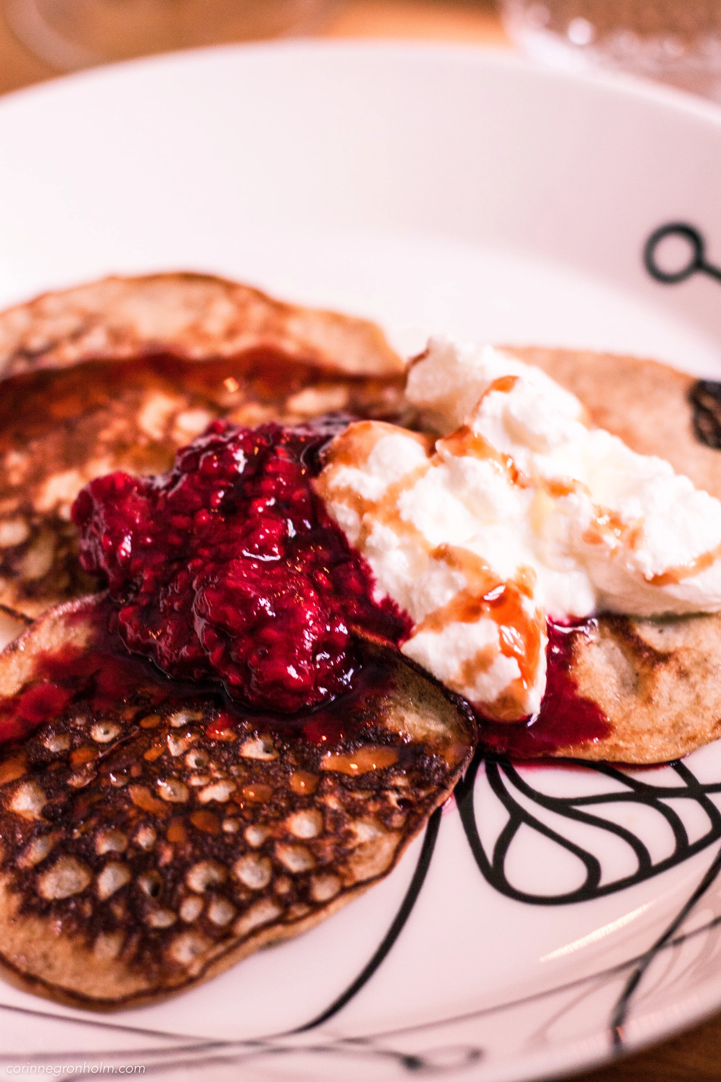 Snabblagade bananpannkakor