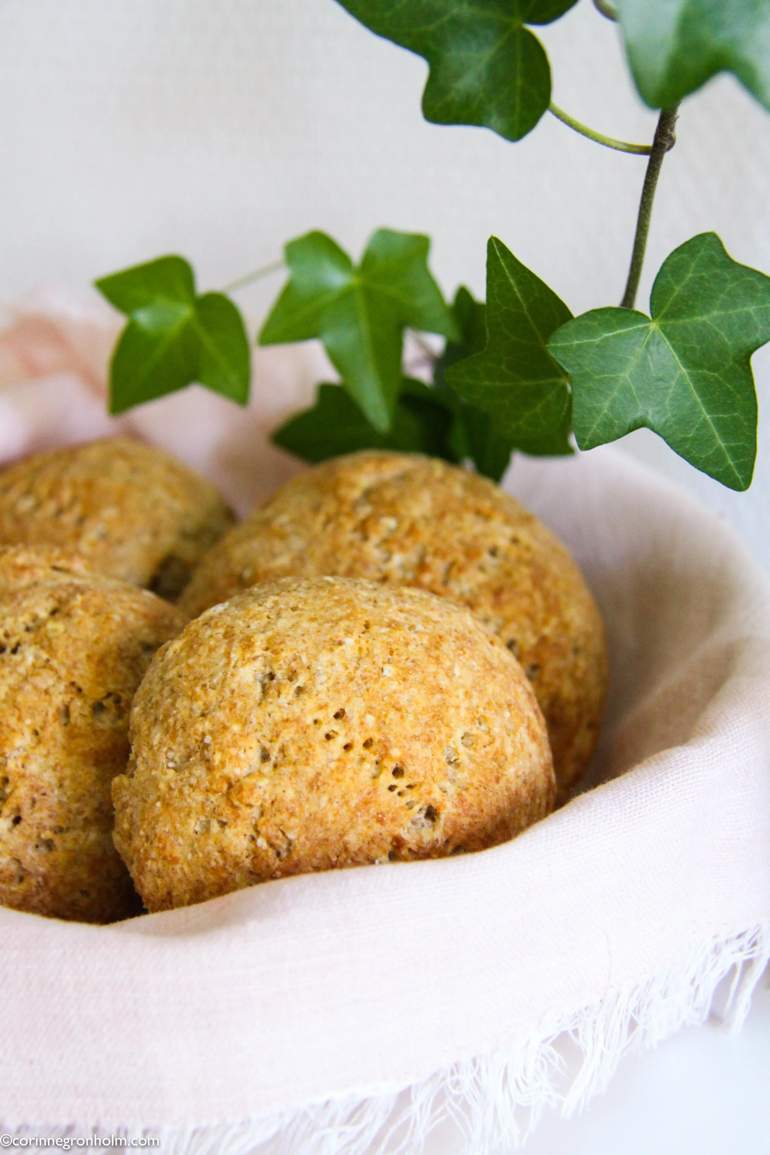Scones gjorda på kvarg