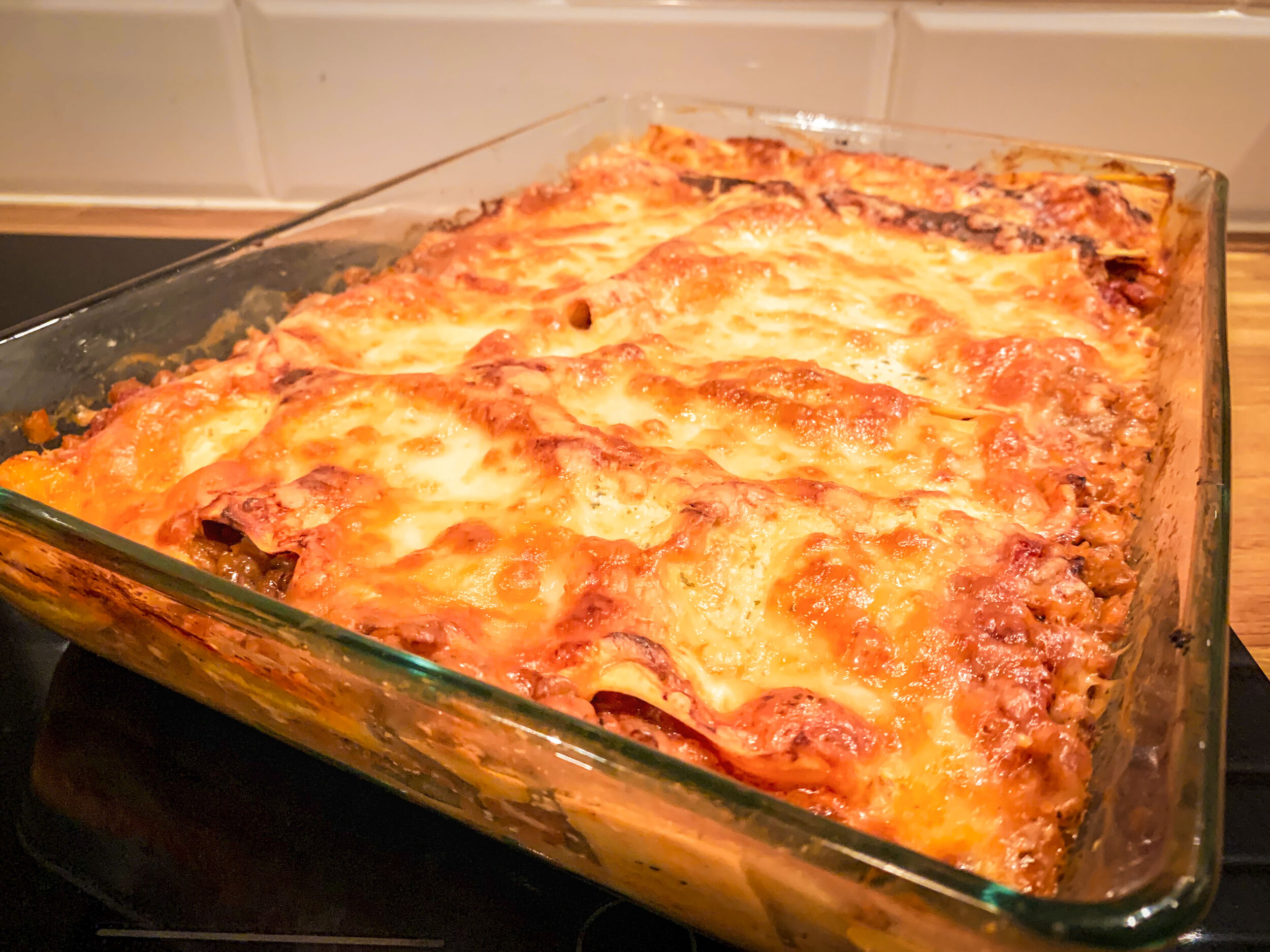 Vegetarisk lasagne med linser, keso och zucchini — Corinne Grönholm