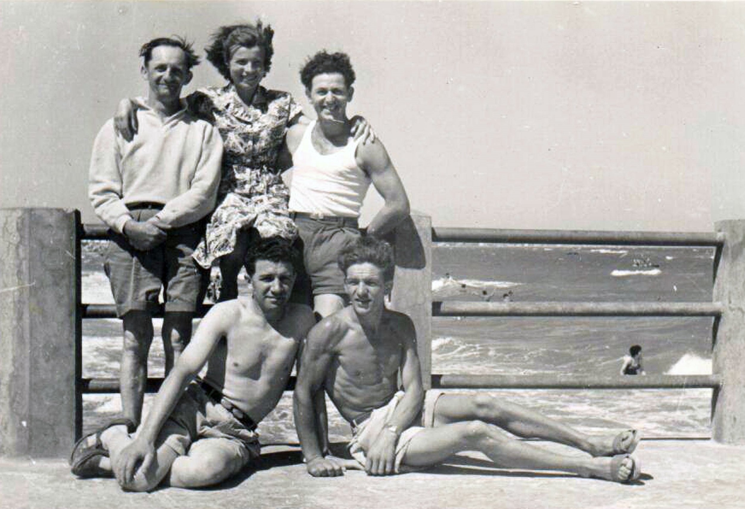wohlverdienter Urlaub 1952 in Gatteo Mare an der italienischen Adria