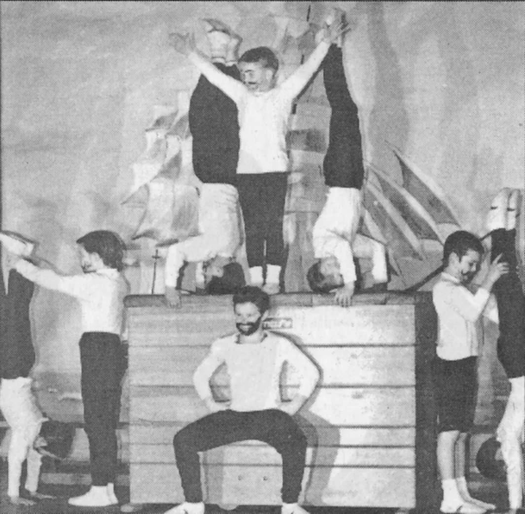 Die « jeunes esoirs » beim Gala Gynmnique März 1994