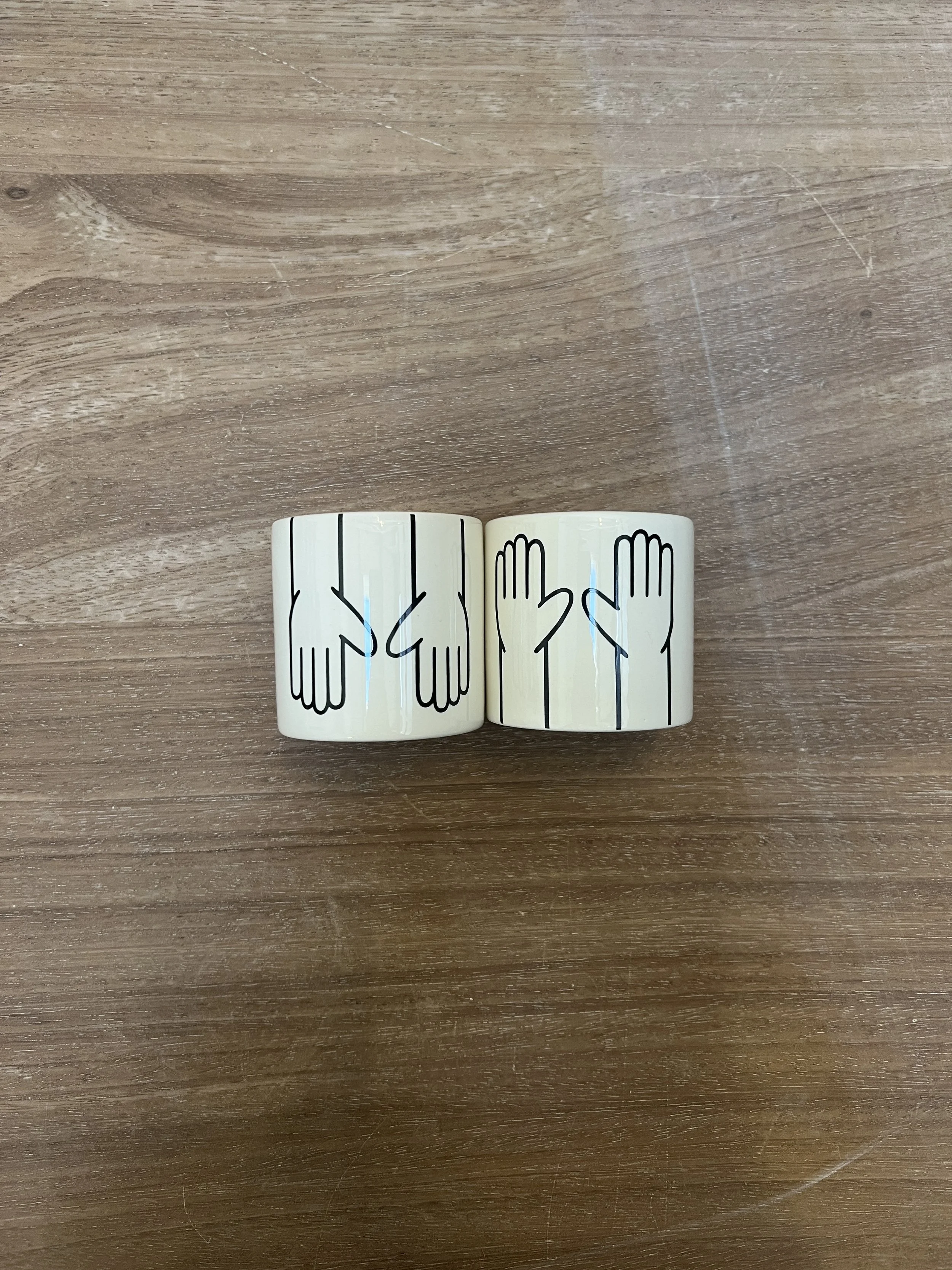 High Ten mini pot seconds x 2