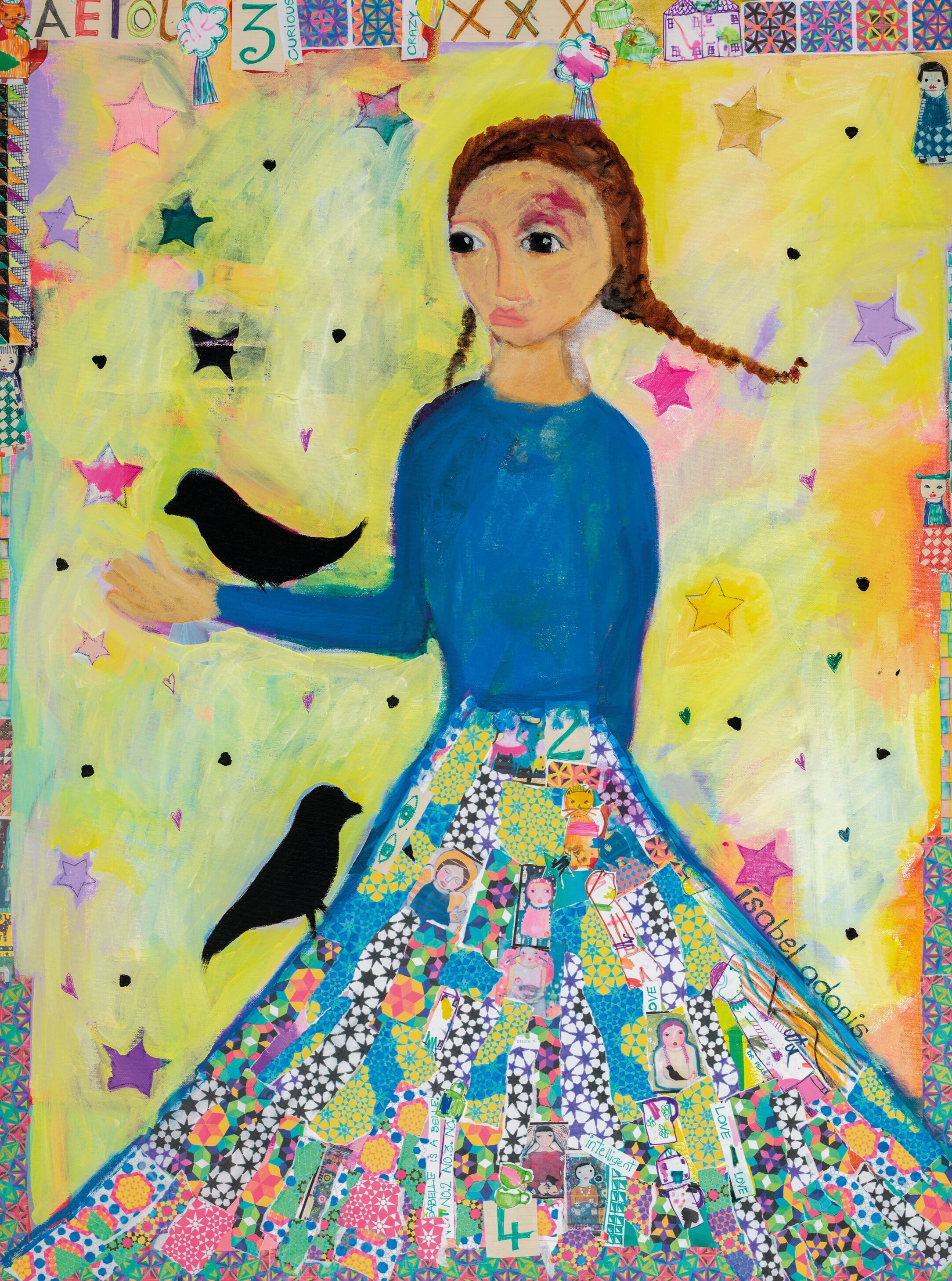 Girl With Stars in Her Skirt