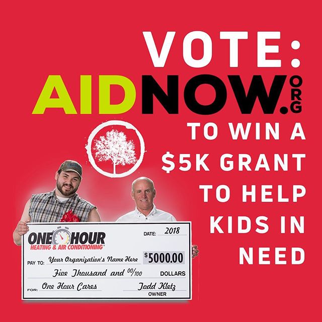 We are in THE FINAL 3 for winning $5k through http://onehourcares.com Help give that final push by voting so we can use that $5k to help kids in need. Thanks for voting and helping the kids of our city. ❤️👍