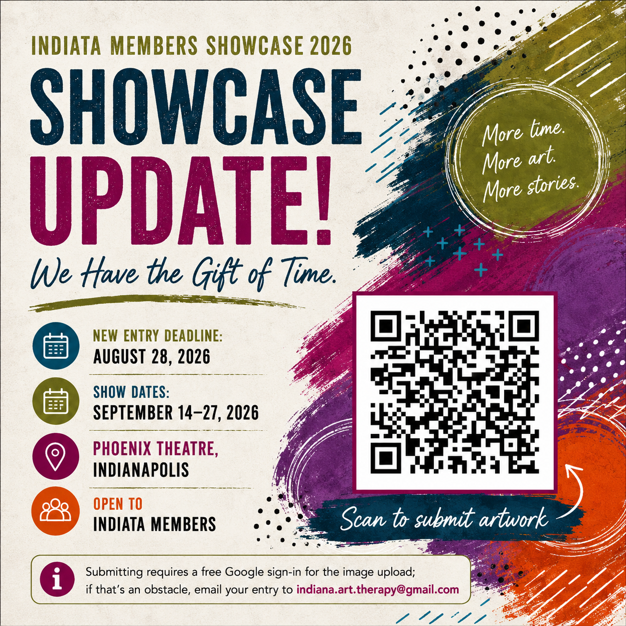 SHOWCASE UPDATE! Opening Sept. 14!