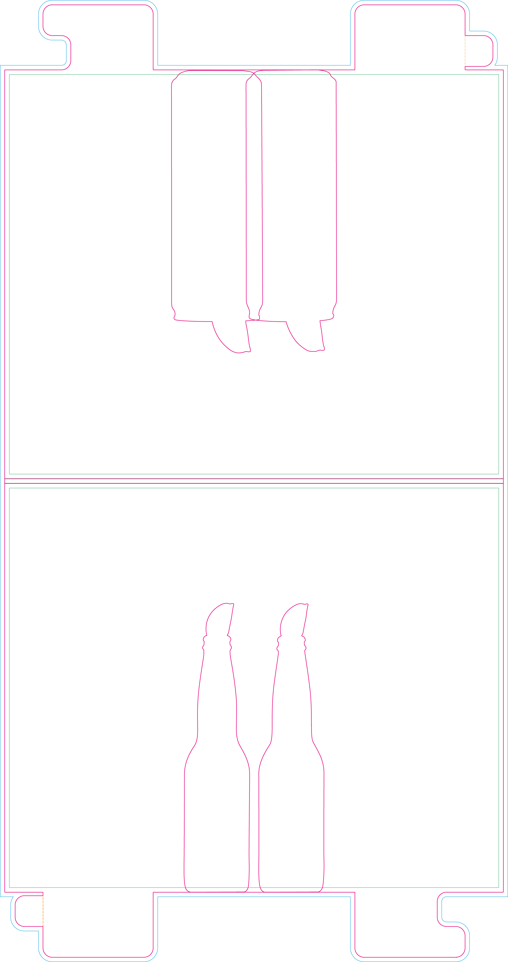 Center Card Die Lines