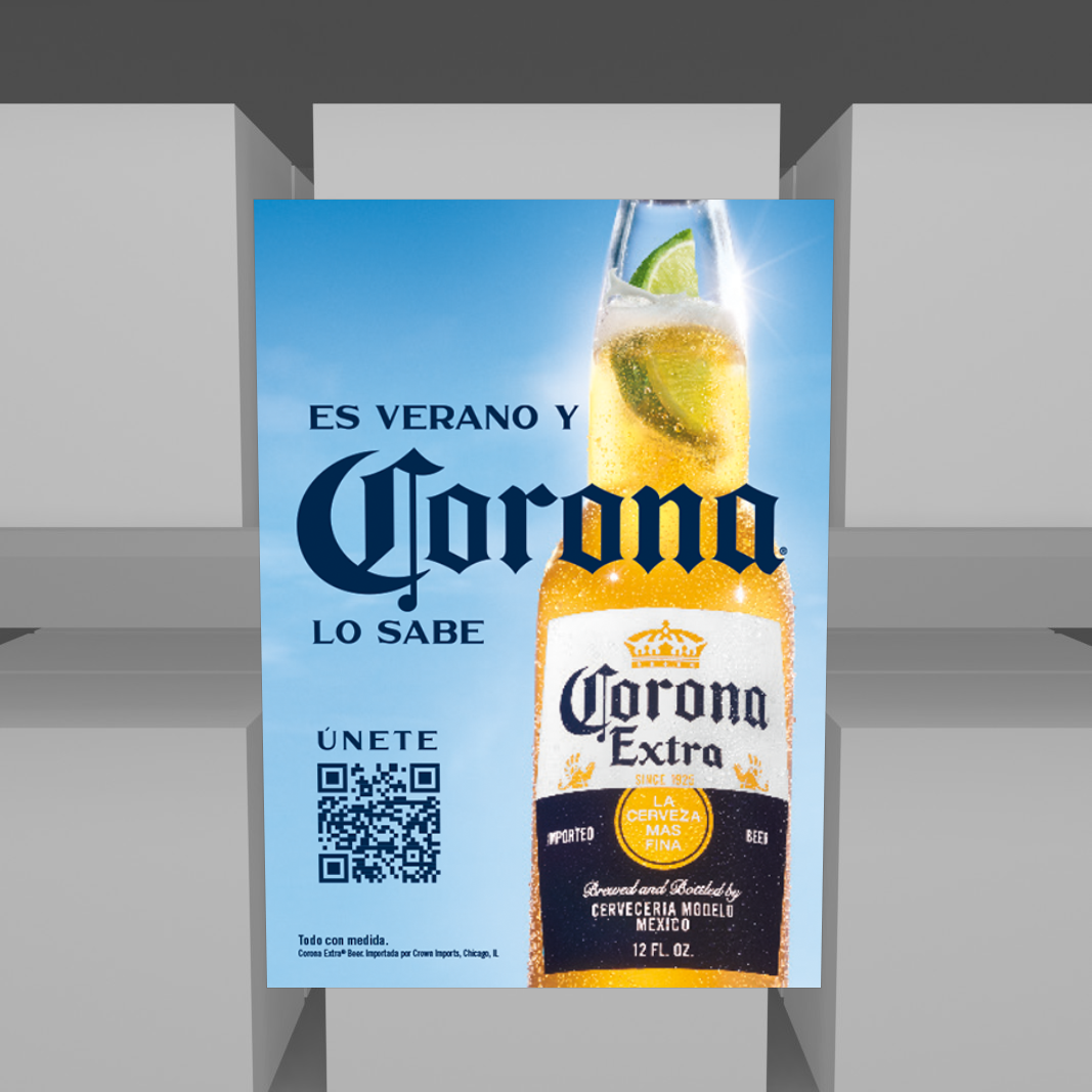 Spanish Cooler Door Decal