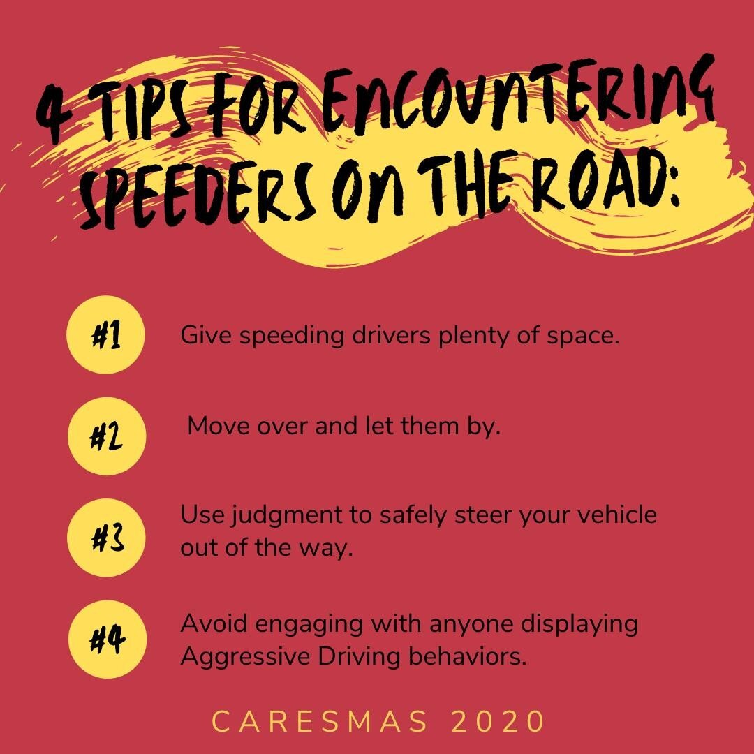 🎶 &ldquo;On the ninth day of CARESmas, we give to you, road safety tips, driving this or that, speeding consequences, CARESmas word search, tips for prevention, Emoji Pictionary, speeding facts, safe driving trivia, and aggressive driving definition