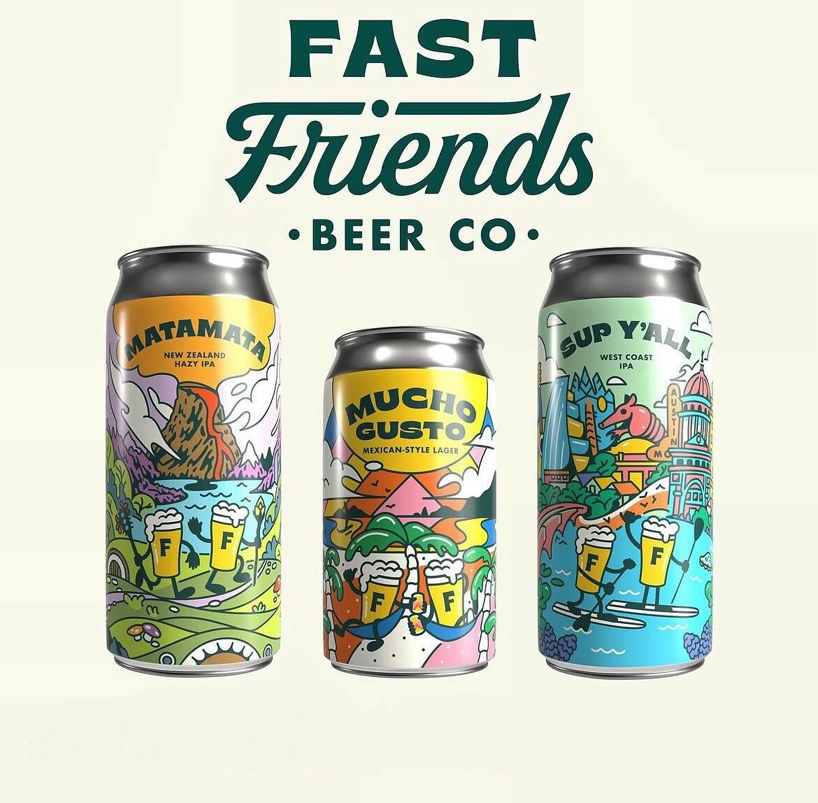 We&rsquo;re excited to welcome @fastfriendsbeer to Thom&rsquo;s Market! Available now at our Barton Springs and Riverside stores!!! Cheers 🍻