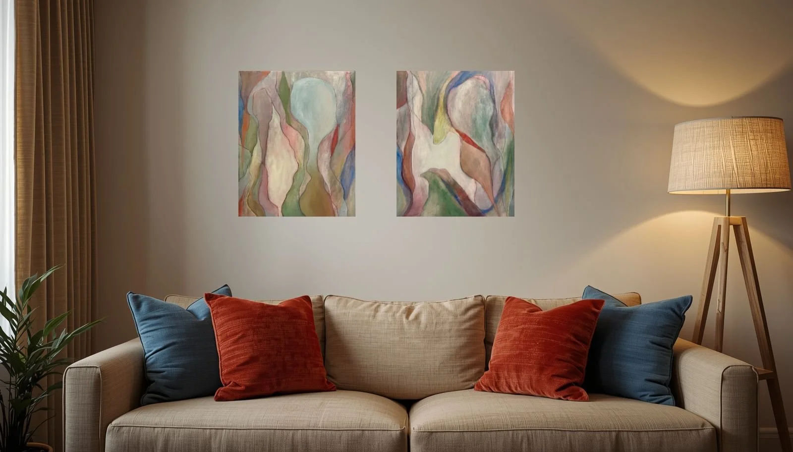 ABSTRACT ART home visual Olga Rutkowiak