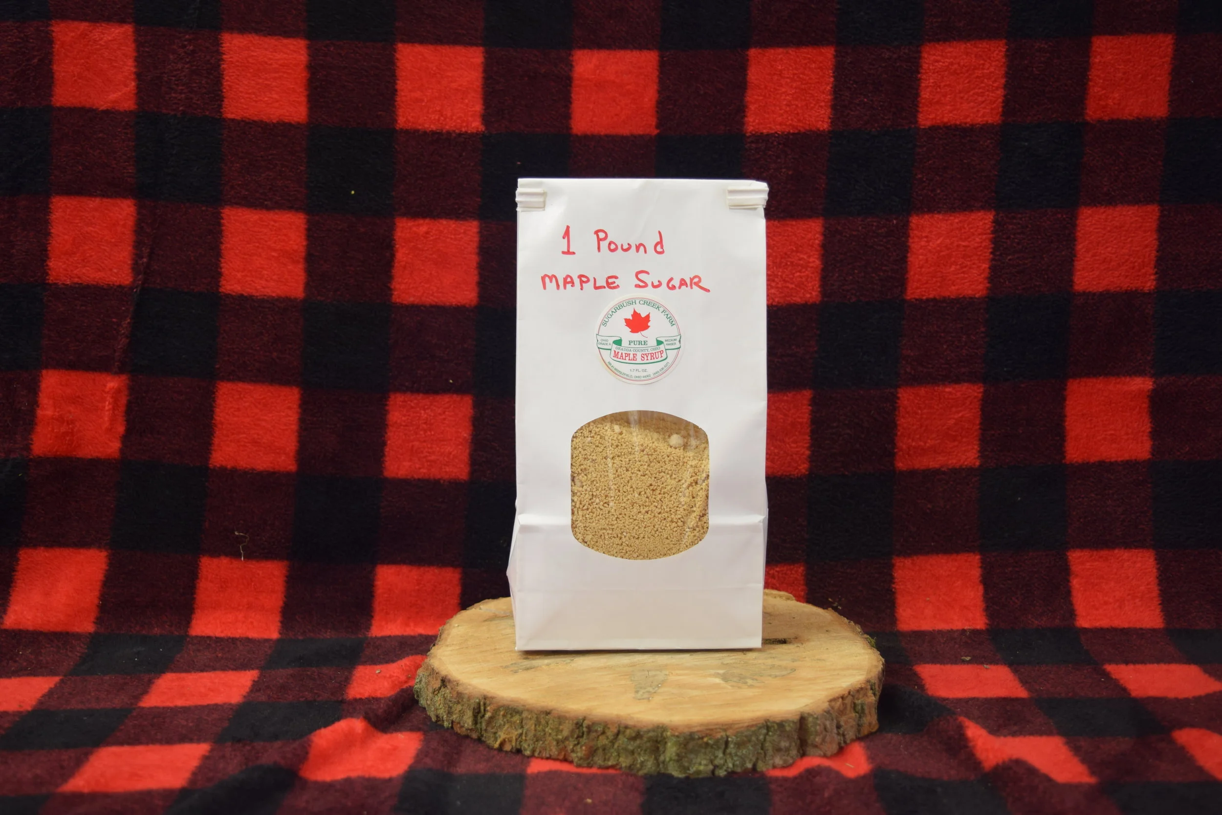 maple sugar one 1 pound local ohio family farm