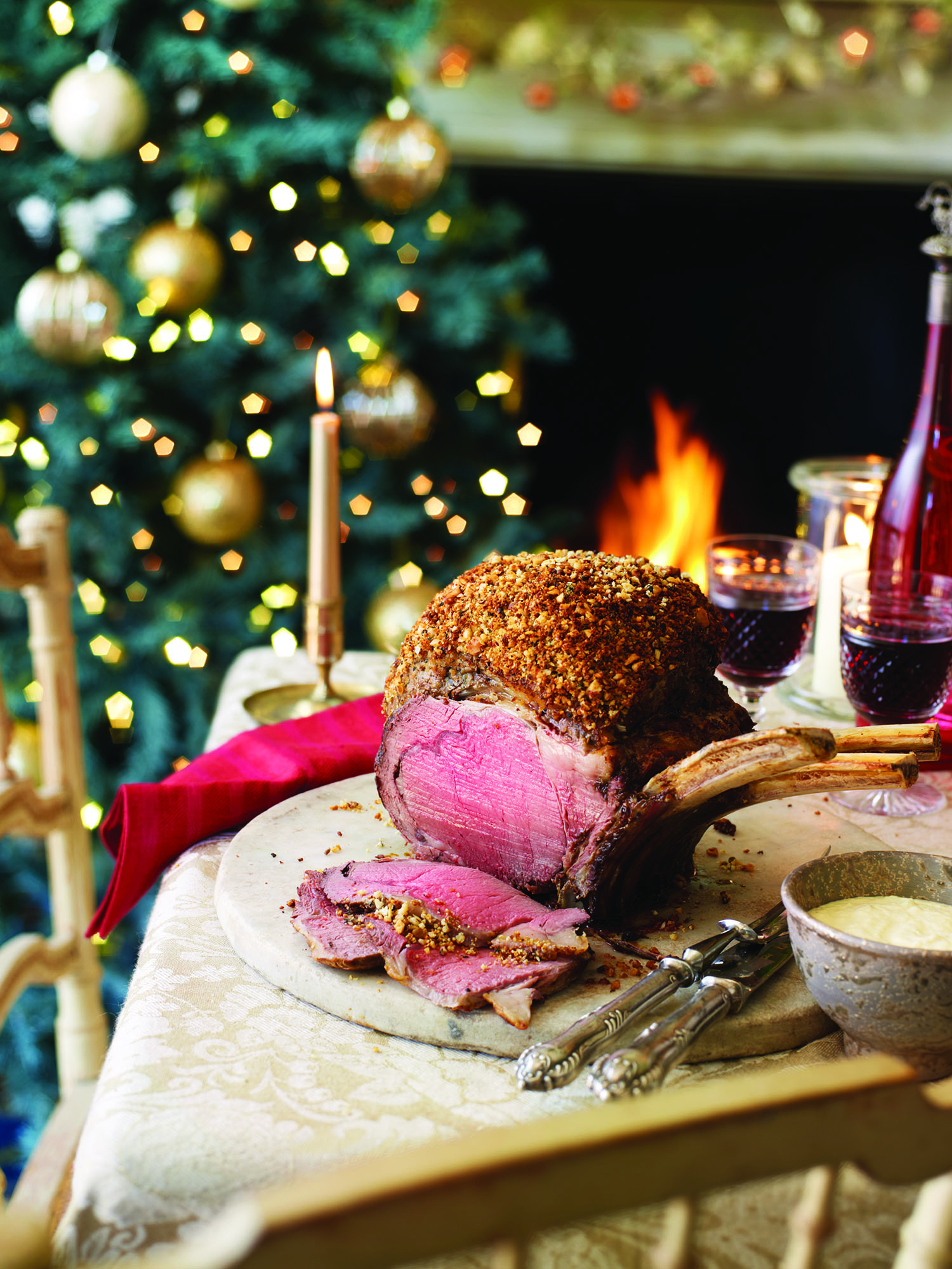 Roast Rib of Beef Photograph Kate Whitaker Prop Styling Davina Perkins