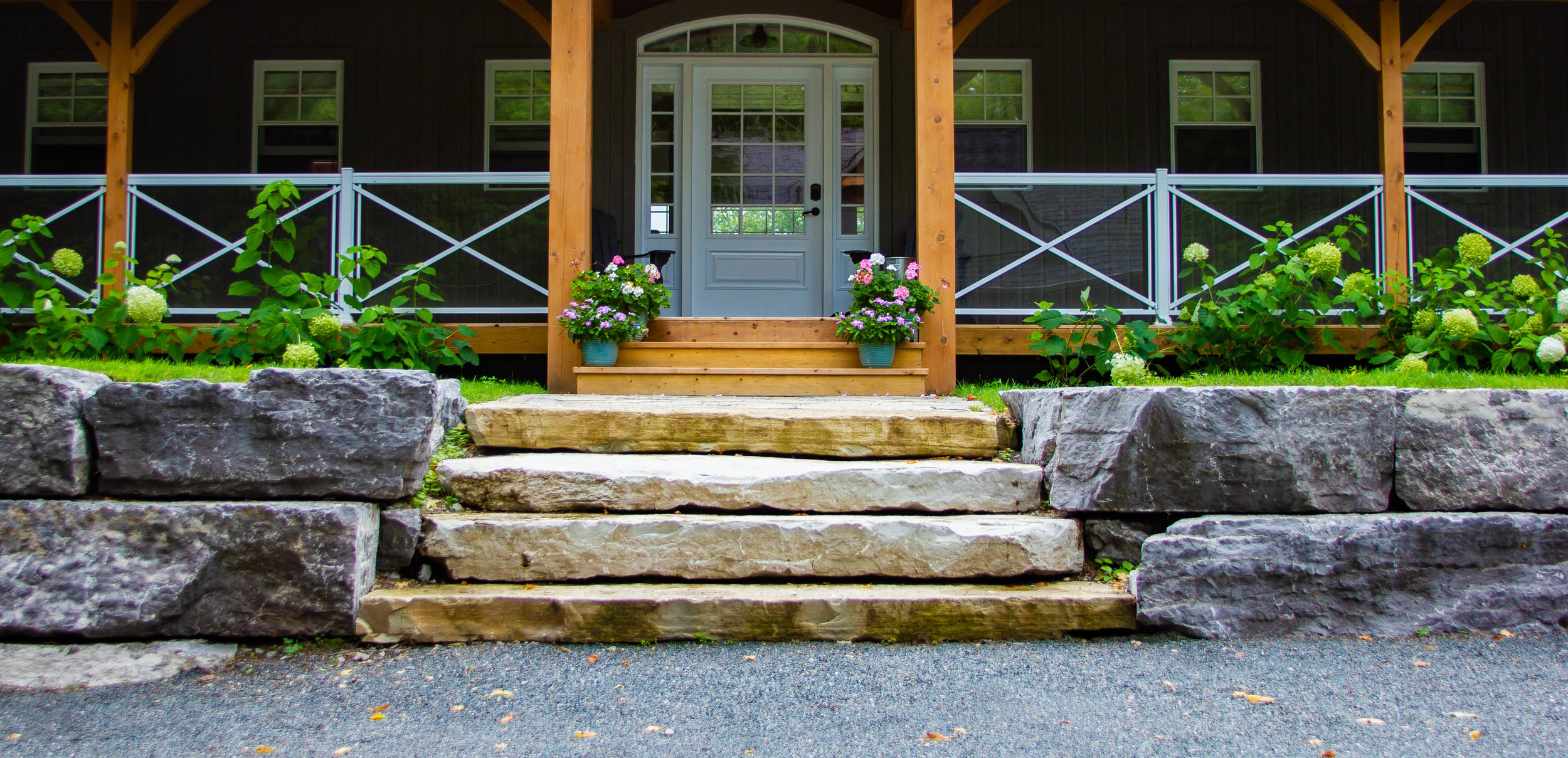 Earle Excavating Rockwalls Steps Patios