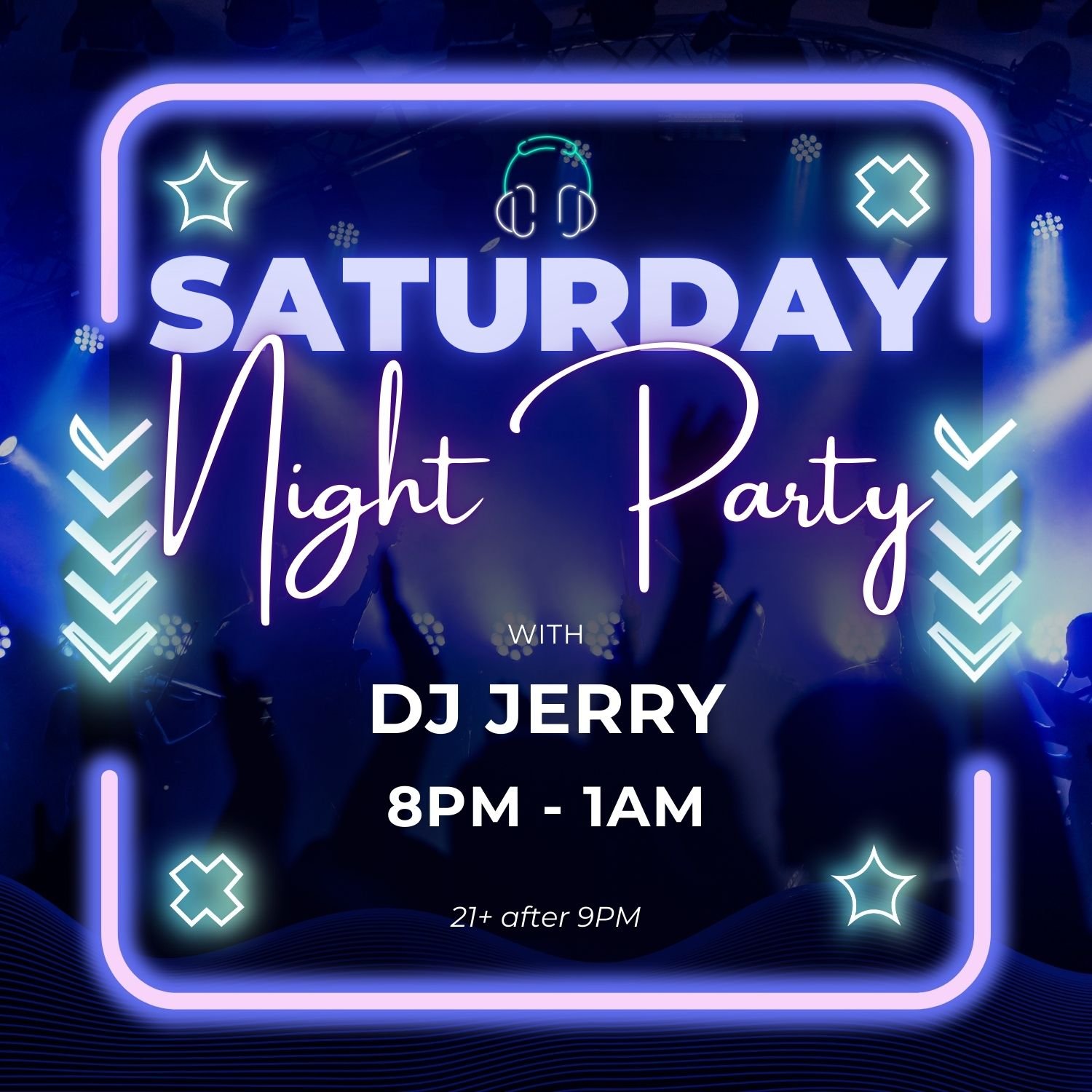 Saturday Night Party with DJ Jerry