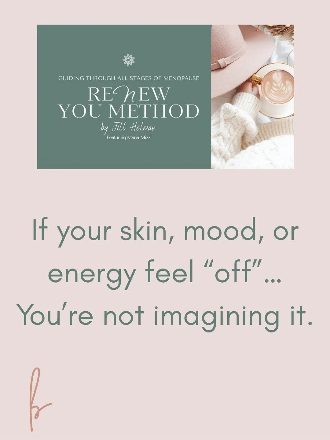 Your body is changing, not failing you. 

If you&rsquo;re ready for support, clarity, and skin that reflects how you WANT to feel&hellip;.

💕 The Renew You Method is for you 💕

Link in bio for more info 
xoxo