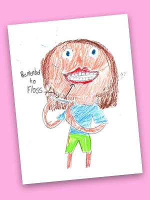 ‘DON’T FORGET TO FLOSS’ by AYLA K .