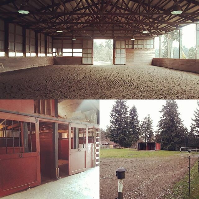 We are finally home ❤🐴 Come on out and visit us at our new home in Gig Harbor, Washington! Located just minutes from Highway 16, our facility is nestled on a serene 5 acre ranch and currently includes an indoor arena, 6 stall barn and many spacious 