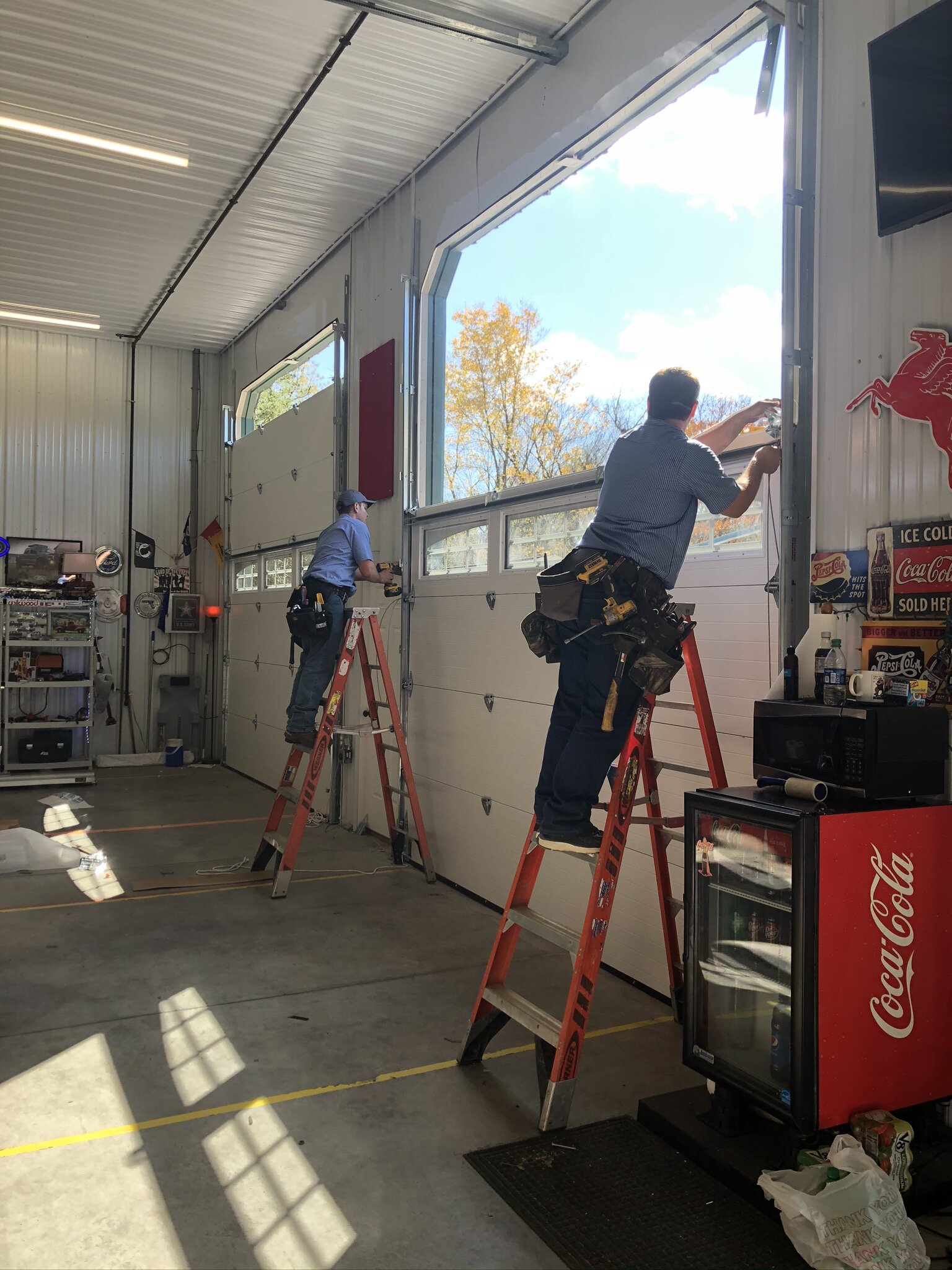 Installing New CHI Garage Doors In Pine Grove, Pa