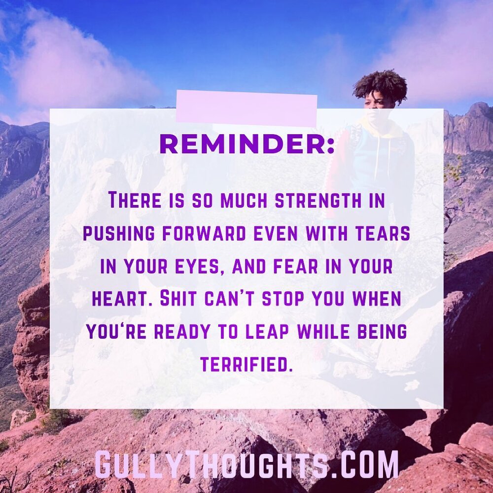 💪🏽💪🏽💪🏽

I use to think if I felt fear or any doubt that it meant DANGER ⚠️ DANGER ⚠️ DANGER&hellip;.butttt it doesn&rsquo;t. I was wrong. 😑 I can do things scared and I don&rsquo;t have to stop pursuing my dreams when the discouragement creeps