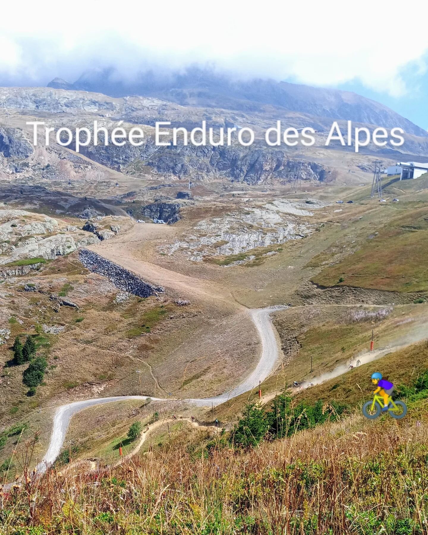 Troph&eacute;e Enduro des Alpes

MTB Enduro Race. Fast, dusty trails . What a day to finish off the summer lift season. 
It's been emotional! 
Bring on the snow. 

alpexpress@alpexpress.net

#tropheeendurodesalpes 
#oz 
#vaujany 
#alpesdhuez 
#summer